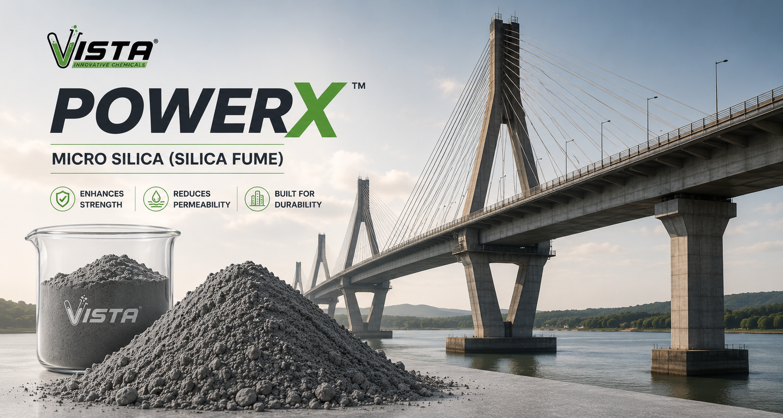 VISTA PowerX – Micro Silica (Silica Fume)